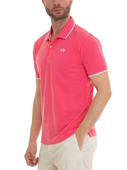 MAN POLO S/S 30/1 COTTON PIQUE LA MARTINA | BPMP04-PK031/05141